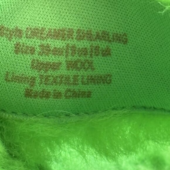 Naked Wolfe Platform Flip Flop Sandal The dreamer shearling Wool Sz 9 Green - Picture 14 of 15